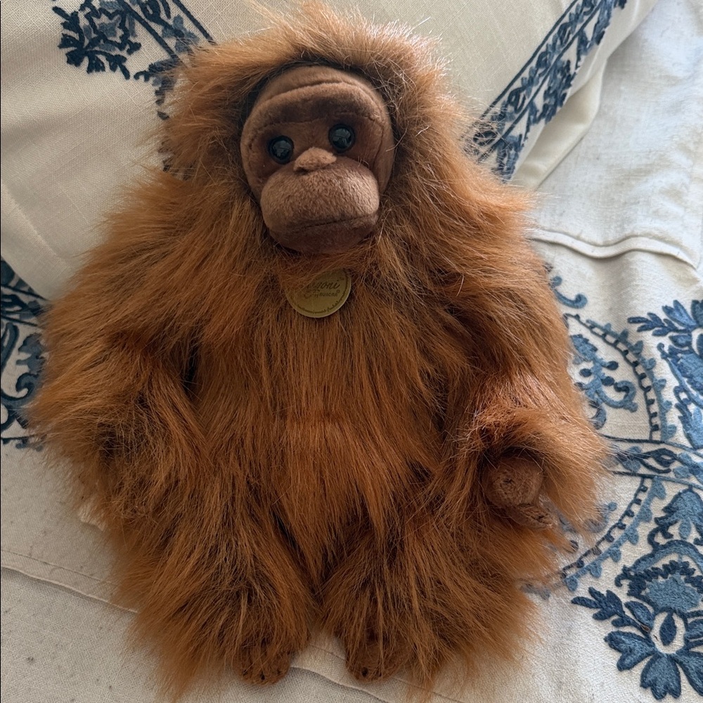 Plush Orangutan Stuffed Animal Toy - Brown - Picture 1 of 9